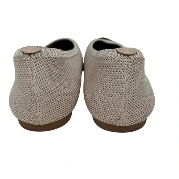 Vivaia Aria 5 Pointed Toe Ballet Flats in Almond and Black SZ EU 41 US 9.5 - Picture 6 of 9